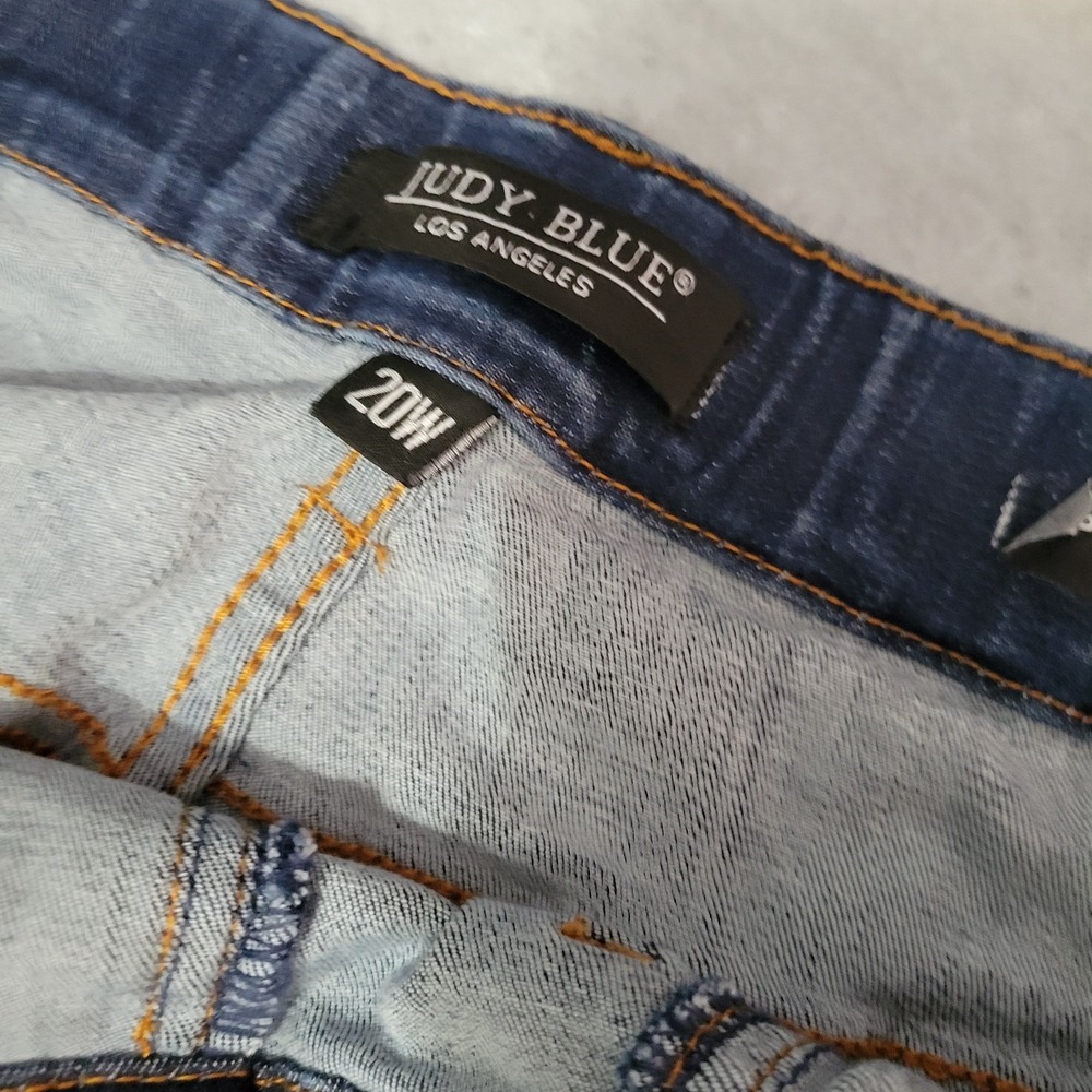 Judy Blue High Rise Skinny Stretch Jeans 20W Blue - Picture 4 of 11